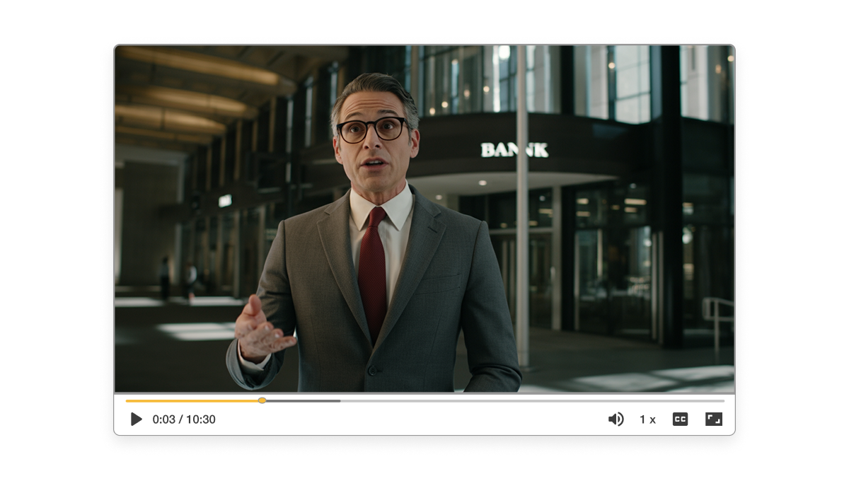 Create bank compliance training videos with Visla’s AI-powered video creator for clear and engaging communication.